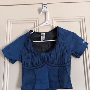 Deep Blue Two Piece Gymshark Workout Set